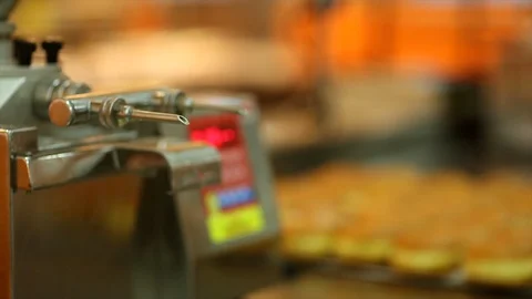 Cooking sweet donuts Stock Footage 105080825