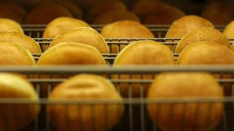 Cooking sweet donuts Stock Footage 105081545