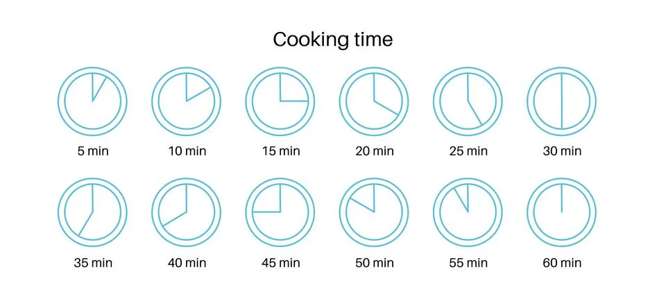 Cooking time concept. Stock Illustration