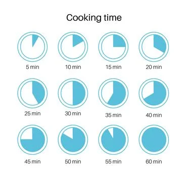 Cooking time concept Stock Illustration