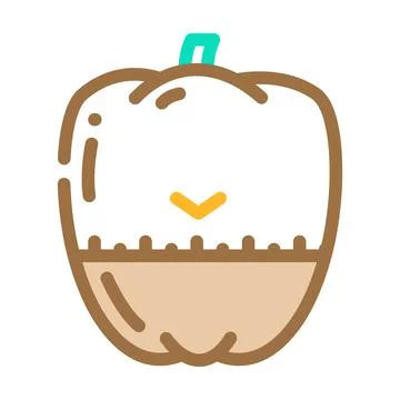 Cooking time timer color icon vector illustration Stock Illustration