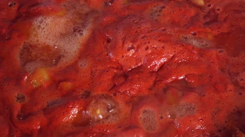 Cooking tomato paste Stock-Footage 67228283
