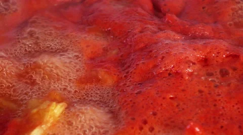 Cooking tomato paste Stock-Footage 67228401