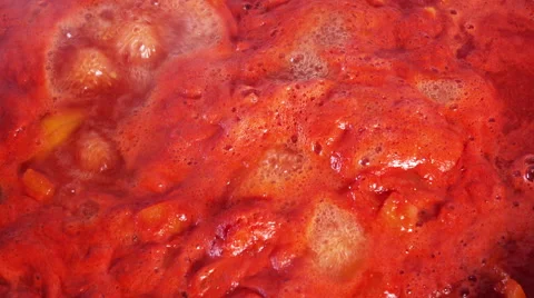 Cooking tomato paste Stock-Footage 67228953