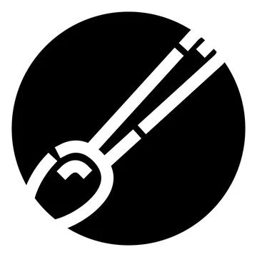 Cooking tongs kitchenware tool icon design Stock Illustration