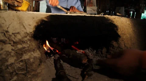 Cooking tortillas Stock Footage 38045585