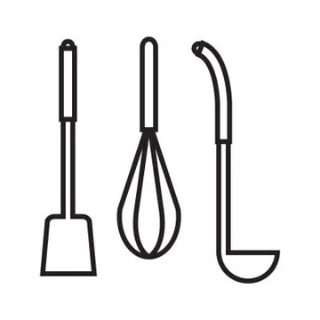 Cooking Utensils Stock Illustration