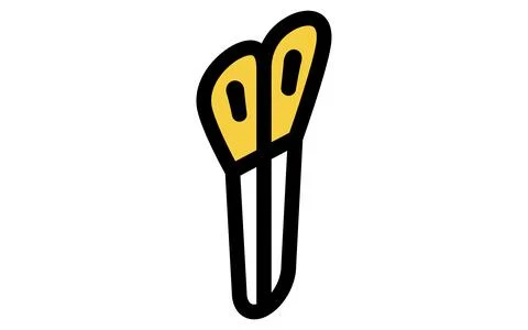 Cooking utensils: kitchen scissors, isometric illustration Stock Illustration
