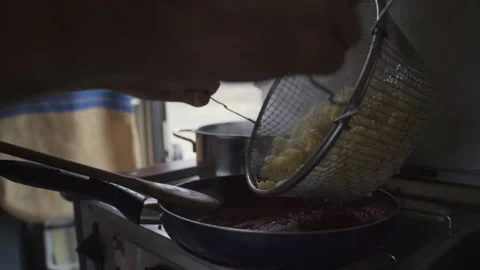 Cooking vanlife Stock Footage 234730033