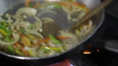 Cooking Vegetables Stock Footage 133102110