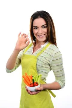 Cooking vegetables Foto stock