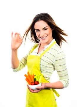 Cooking vegetables Stock Photos