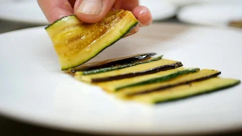 Cooking Vegetables restaurant Paris Stock-Footage 102721787
