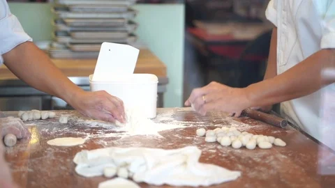 Cooking Video Slow motion Steps to make Xiao long bao It is Chinese dim sum d Stock Footage 115700555