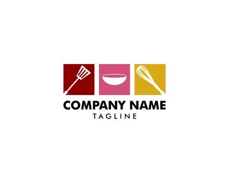 Cooking Ware Logo Template Design Vector, Restaurant Logo Template Design I.. 库存插图