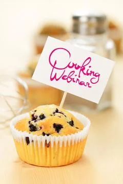 Cooking Webinar concept Stock Photos