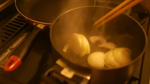 Cooking_Onions_5 Stock Footage 160463506