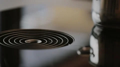 Cooktop extraction system in the modern kitchen in action. Stock Footage 232062256