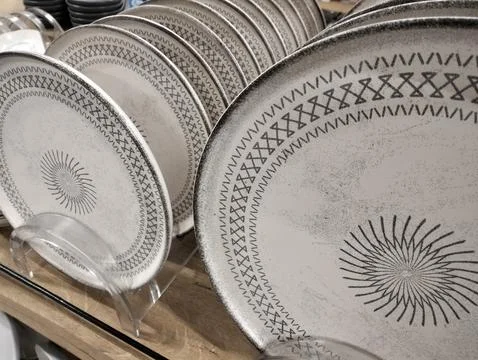 Cookware and dinner set Stock Photos