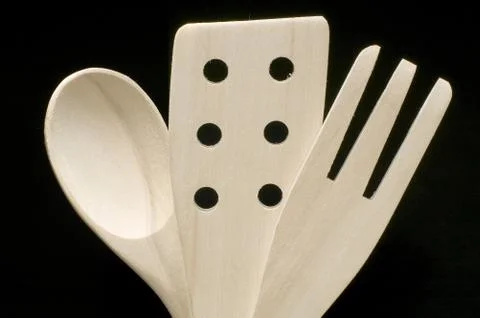 Cookware on black Stock Photos