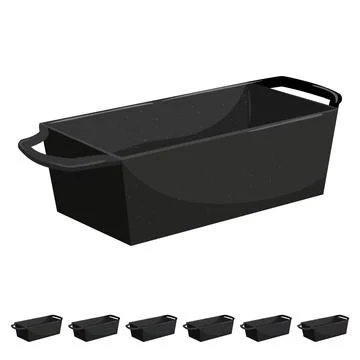 Cookware iron skillet cartoon vector graphic Stock Illustration