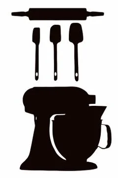 Cookware silhouette Stock Illustration