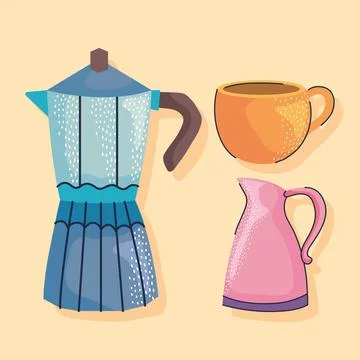 Cookware three icons Stock Illustration