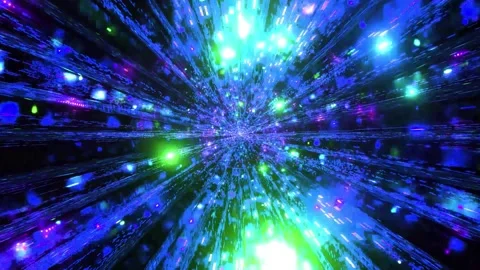 Cool 4k space galaxy science fiction 3d illustration motion design Stock Footage 160824030