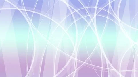 A cool abstract design combines looping white light trails with aqua and li.. Stock Illustration