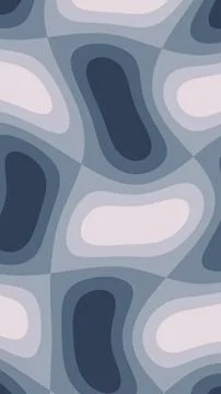 A cool abstract pattern of rounded dark slate and pale blush forms sits wit.. Stock Illustration