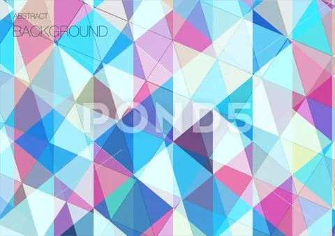 Cool abstract triangle geometric background イラスト素材