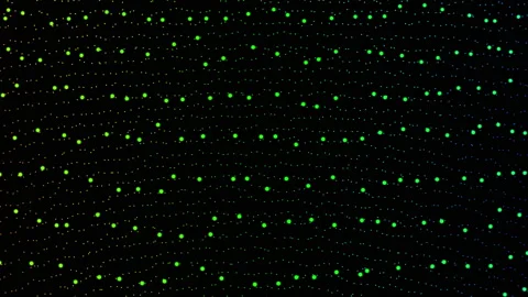 Cool all purpose Green balls and white dots moGraph Stock-Footage 139035288