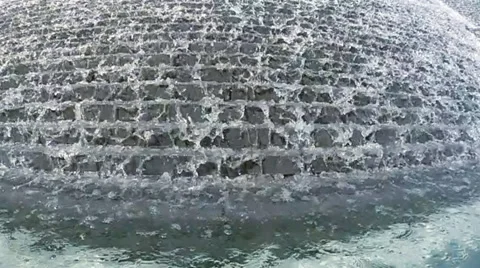 Cool and clean waterfall  Stock Footage 53414623