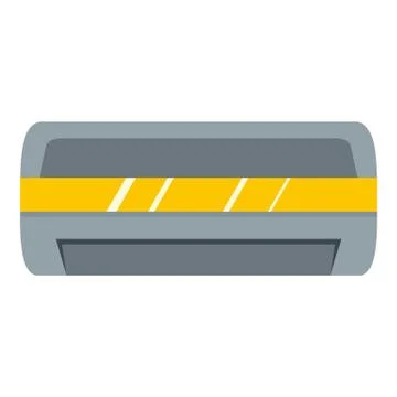 Cool and cold climate control system icon isolated Illustrazione stock