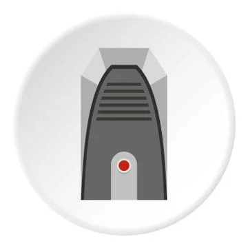 Cool and cold climate control system icon circle Illustrazione stock