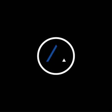 Cool and elegant design initial letter A Stock Illustration