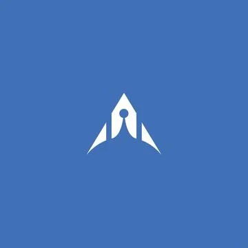 Cool and elegant initial letter A 2 Stock Illustration