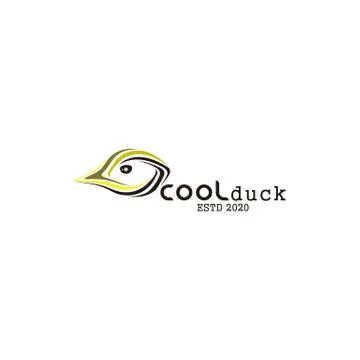 Cool and funny duck Stock Illustration