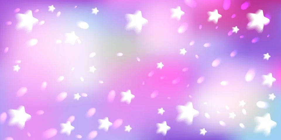 Cool and magic vector soft purple background with dreamy fantasy stars. Digital イラスト素材
