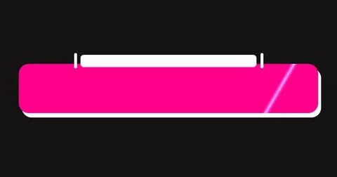 Cool and modern designed lower third in high-resolution. Pink and White col.. Stock Illustration
