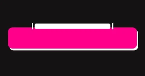 Cool and modern designed lower third in high-resolution. Pink and White col.. Stock Illustration