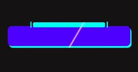 Cool and modern designed lower third in high-resolution. Purple and Cyan co.. Stock Illustration