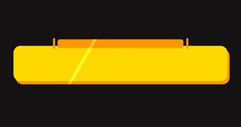 Cool and modern designed lower third in high-resolution. Yellow and Orange .. Stock Illustration