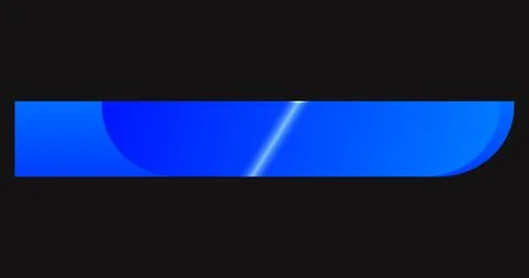 Cool and modern designed lower third in high-resolution. Blue colored lower.. Stock Illustration