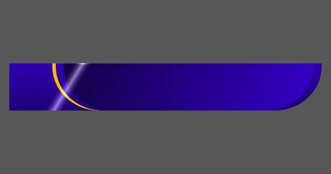 Cool and modern designed lower third illustration. Blue colored lower third.. Stock Illustration