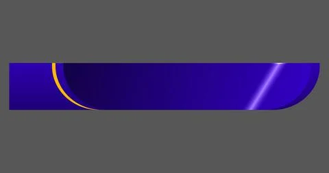 Cool and modern designed lower third illustration. Blue colored lower third.. Stock Illustration