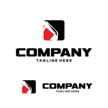 A cool and modern logo for a mining company Stock Illustration