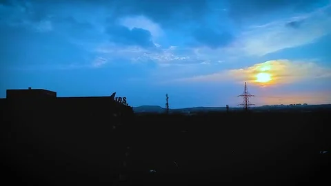 A cool and peaceful dawn Stock Footage 91902494