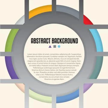 Cool background design with shaps and colors ideal for advertising Stock Illustration