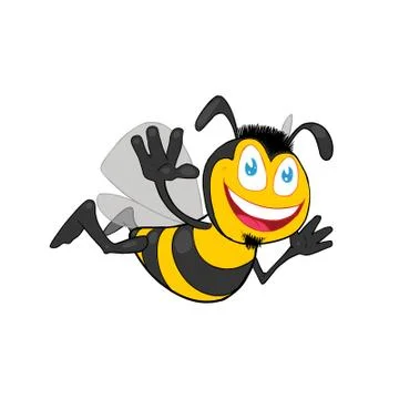 Cool bee Stock Illustration
